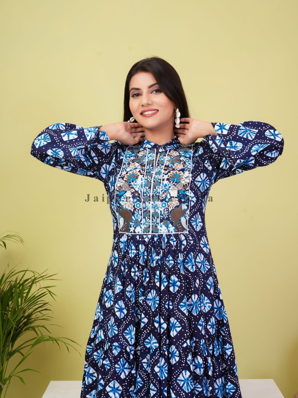 cotton printed top / dress