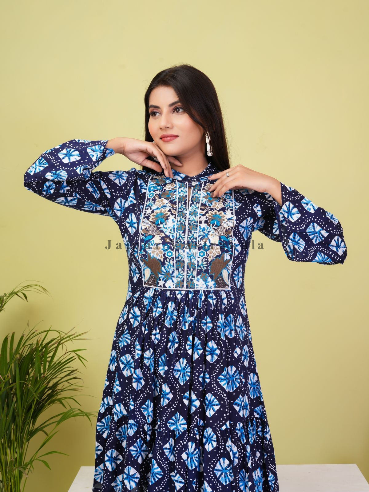cotton printed top / dress