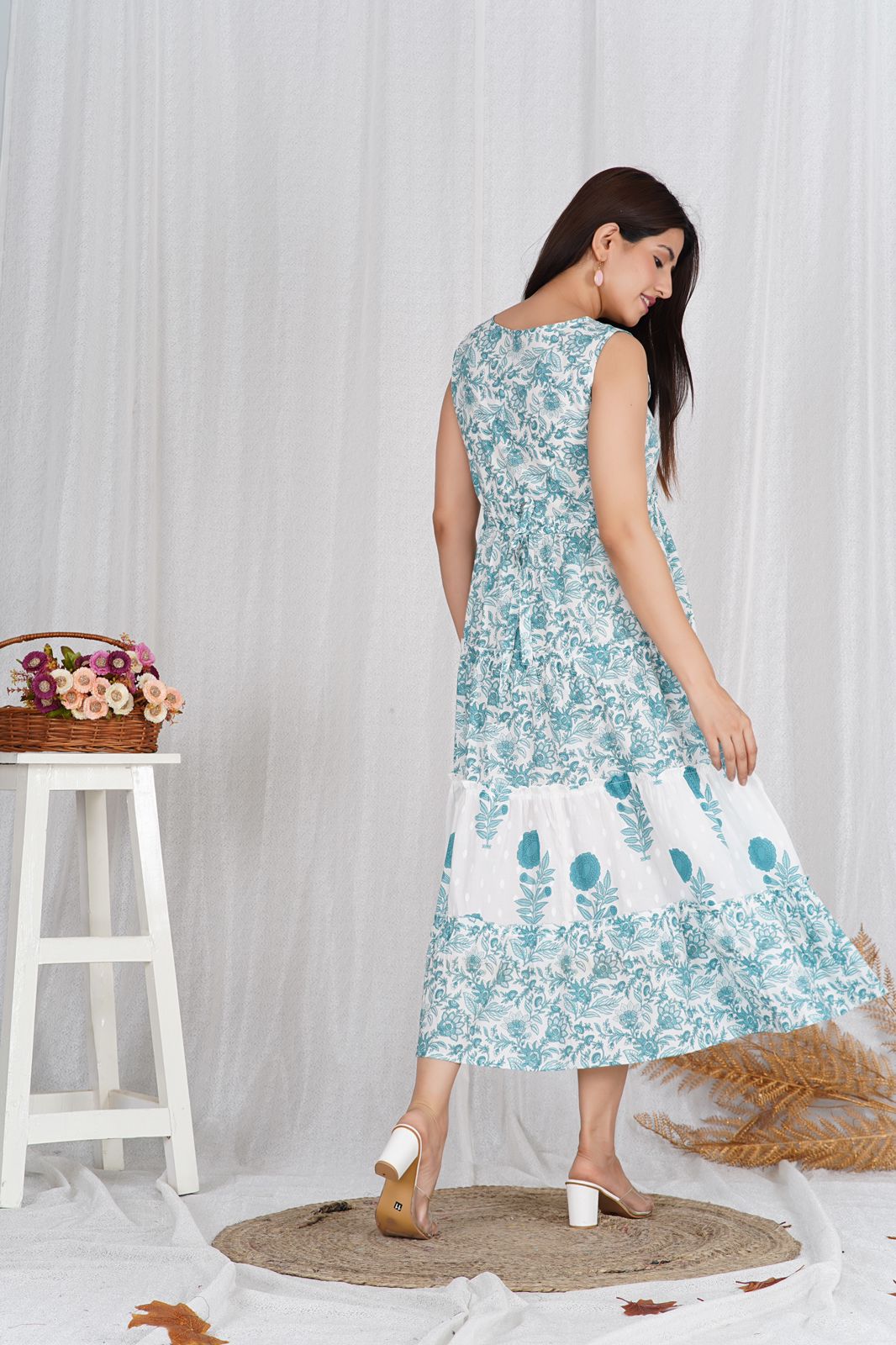 cotton printed top / dress