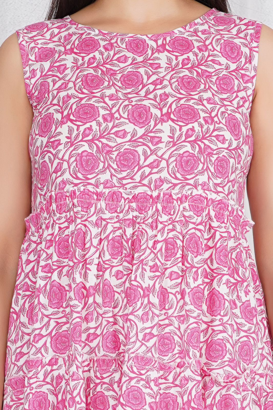cotton printed top / dress
