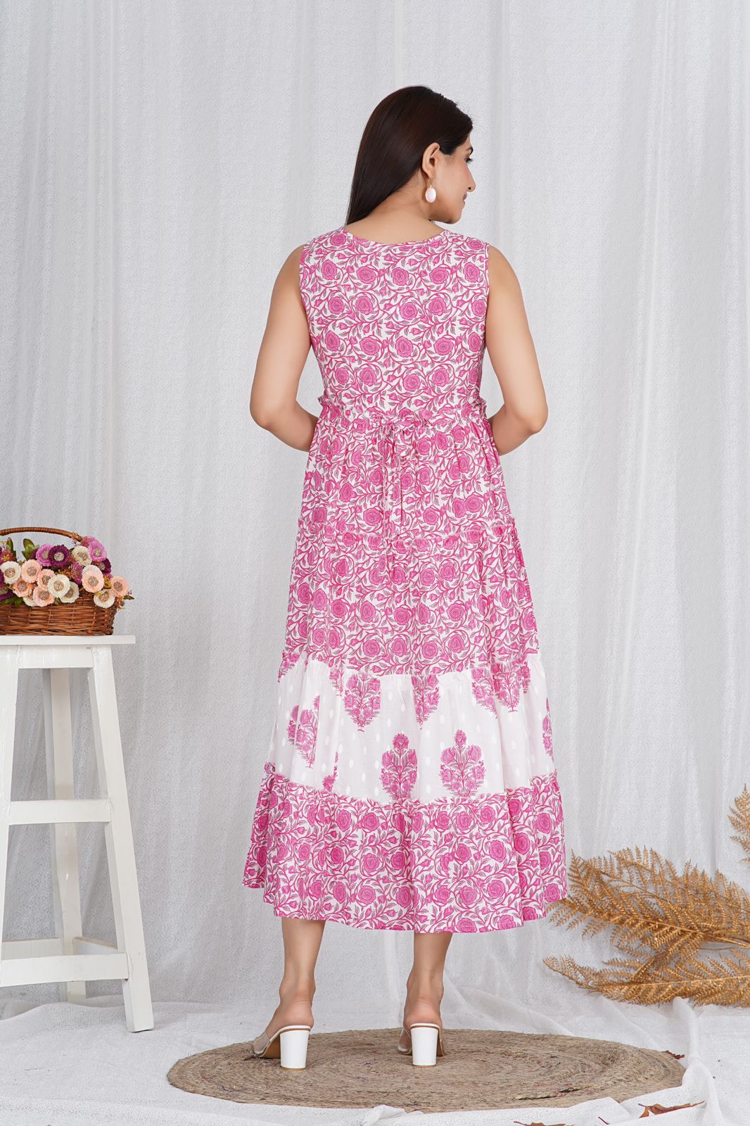 cotton printed top / dress
