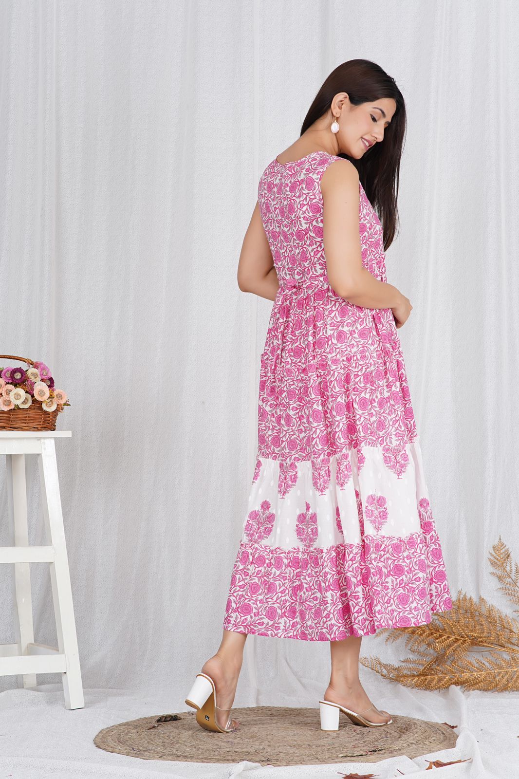 cotton printed top / dress