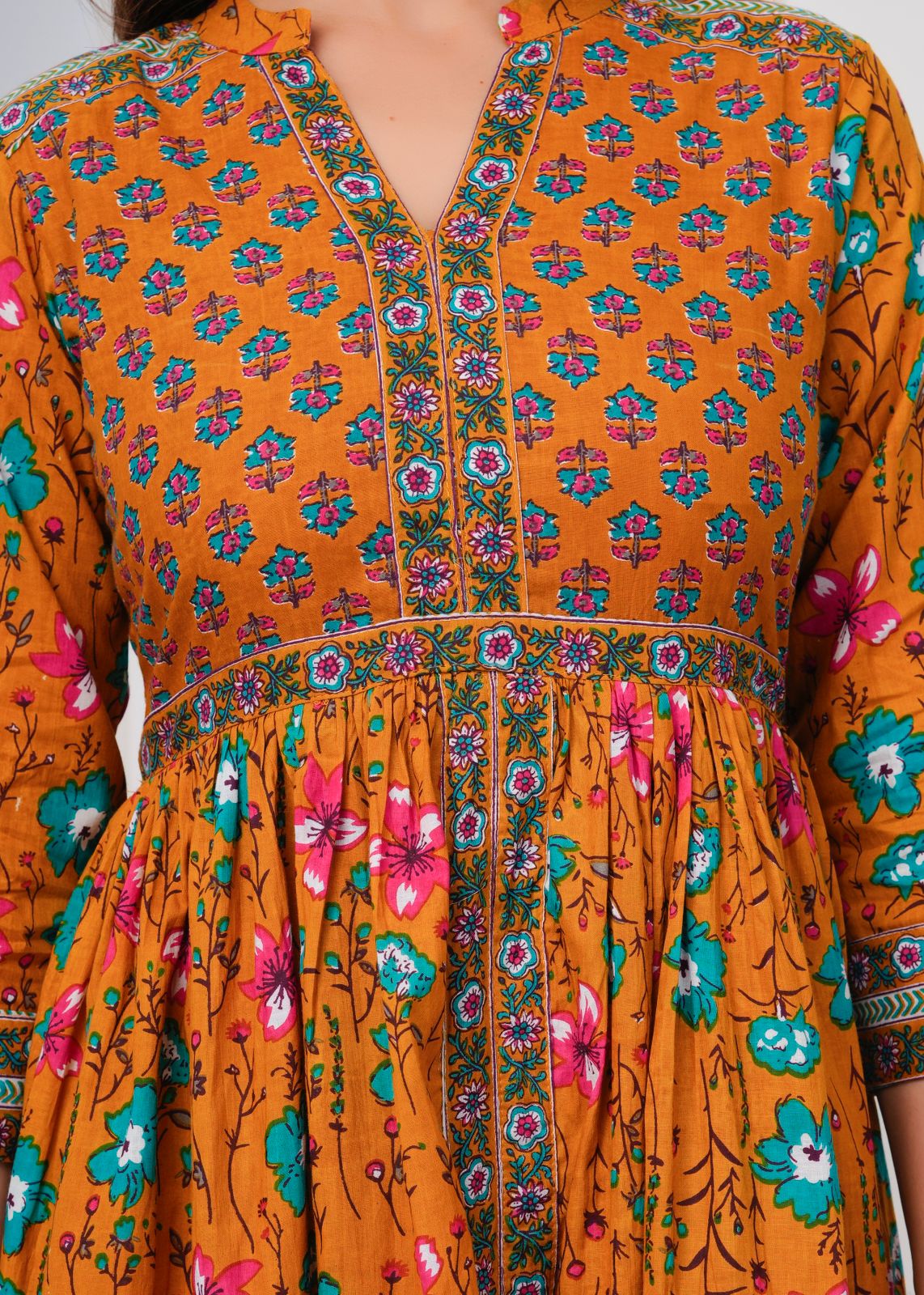 cotton printed top / dress