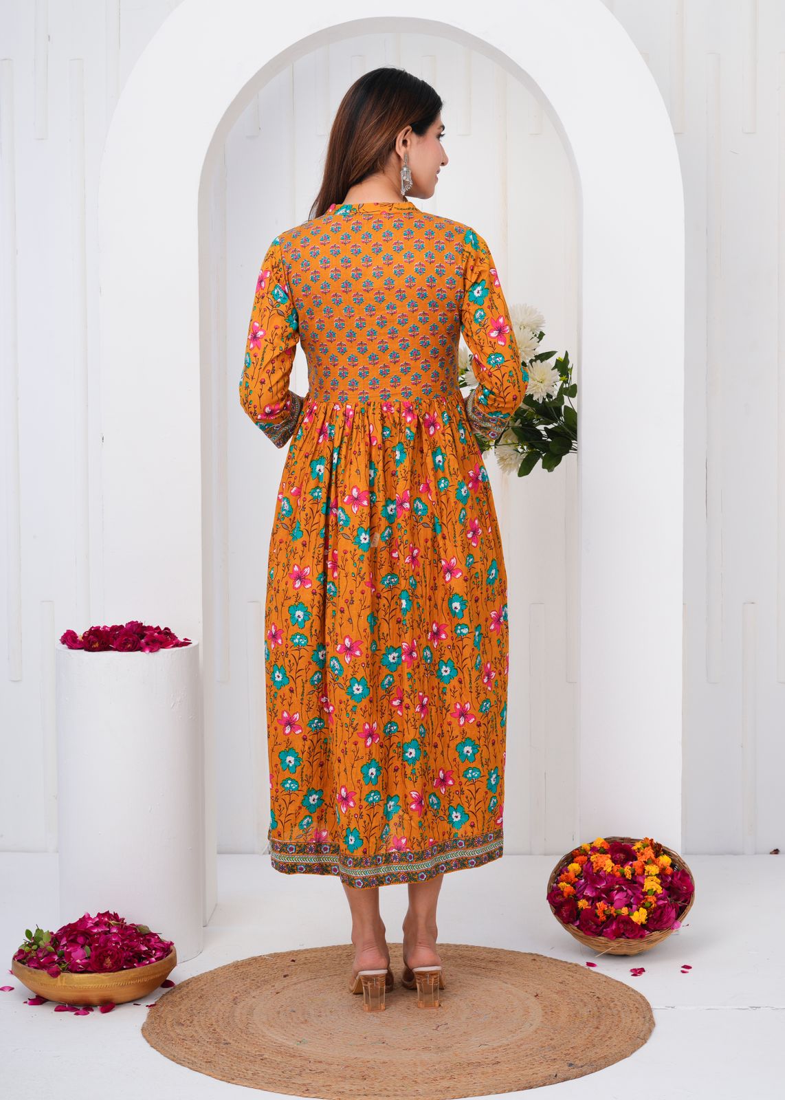 cotton printed top / dress