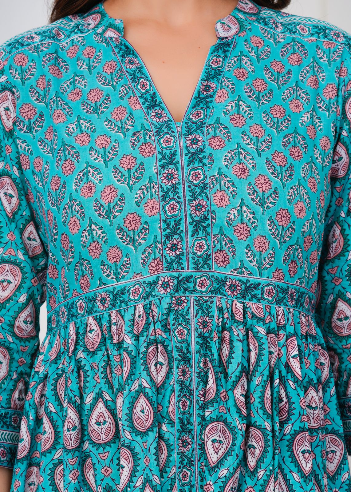 cotton printed top / dress