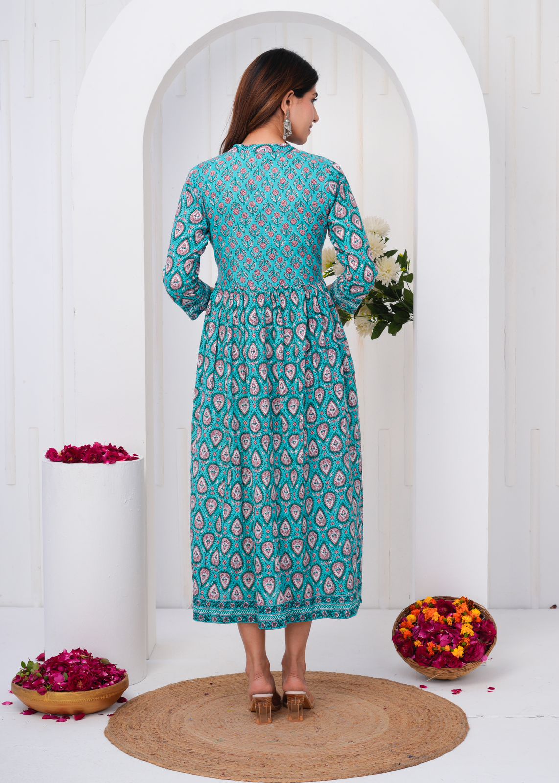 cotton printed top / dress