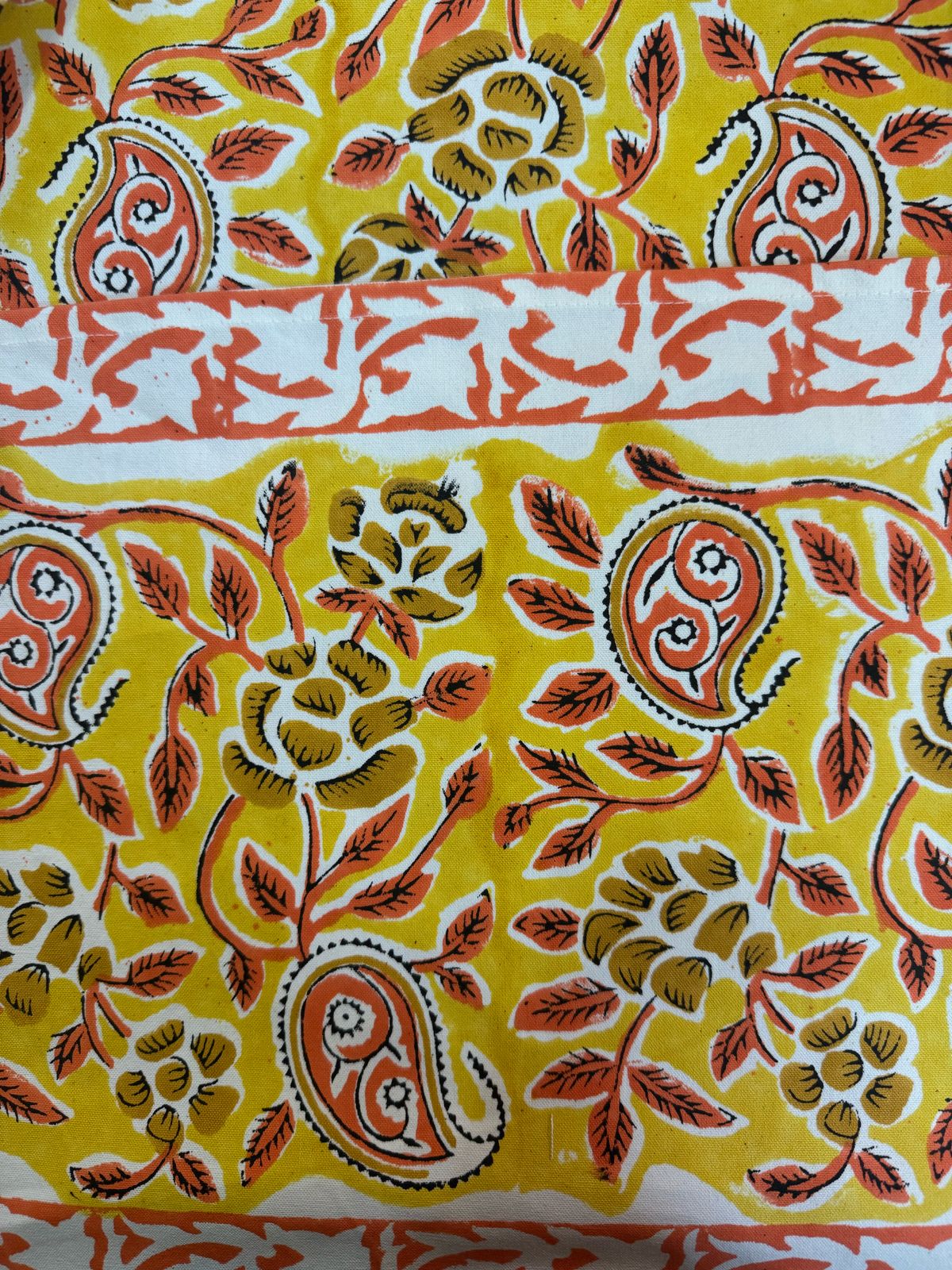 Hand Block Printed Dining Mat Set