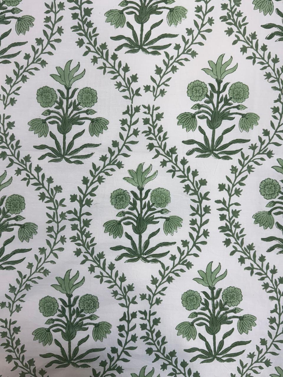 Percale Cotton Fresh Fern Double Bedsheet