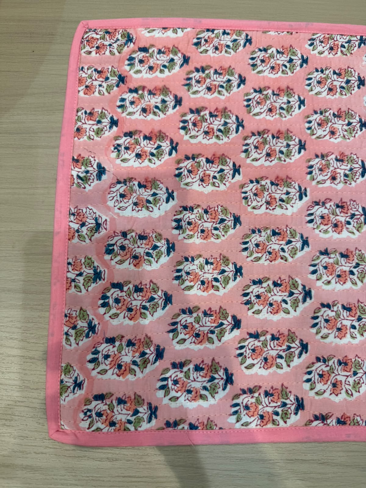 Cotton Quilted Dining Mat Set