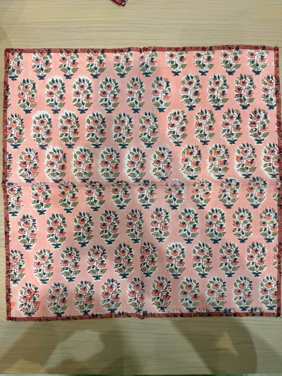 Cotton Quilted Dining Mat Set with Napkins