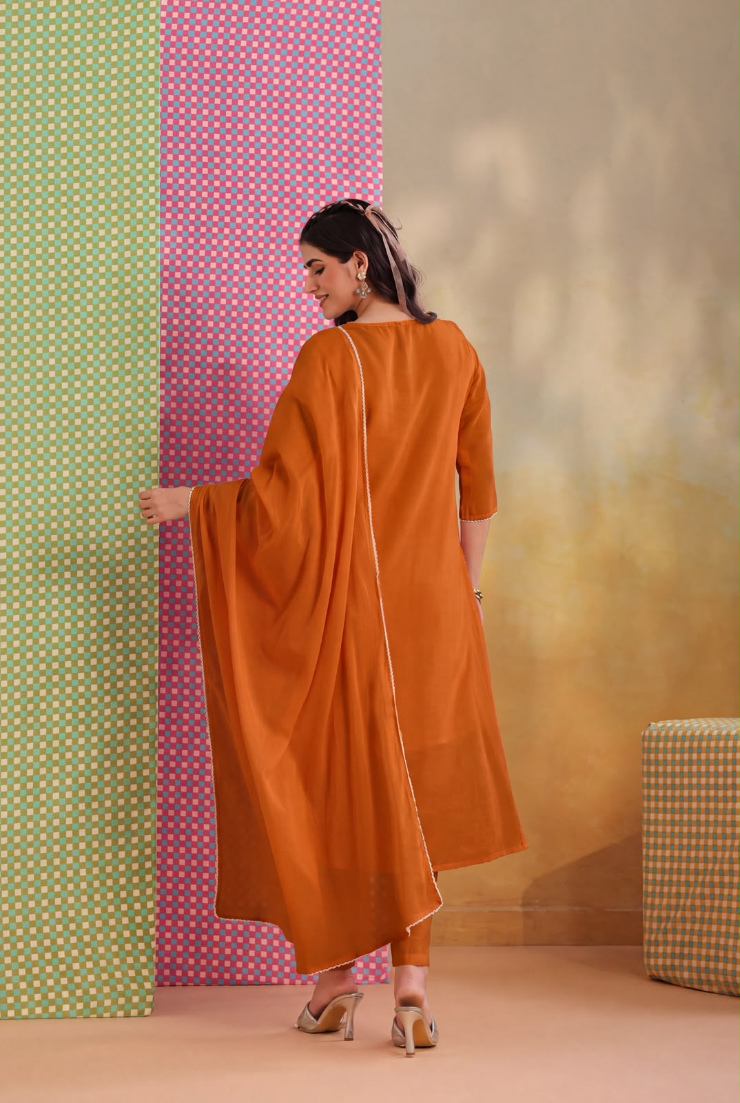 Embroidery Mul Cotton Suit