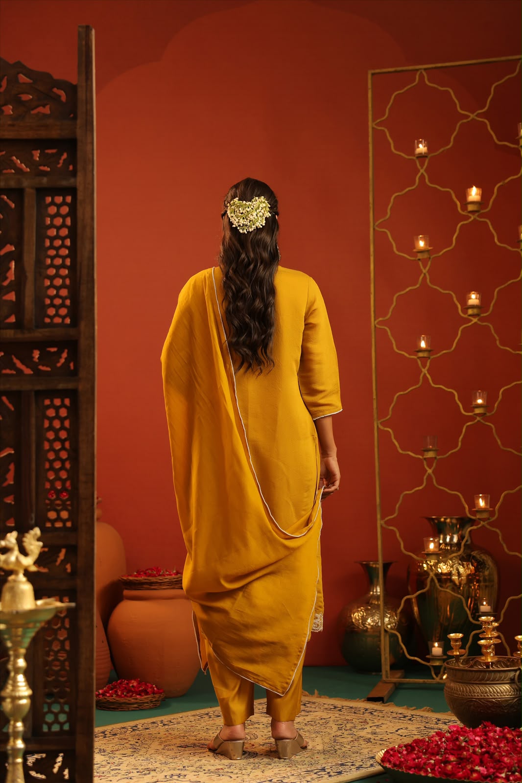 Silk Embroidery Suit