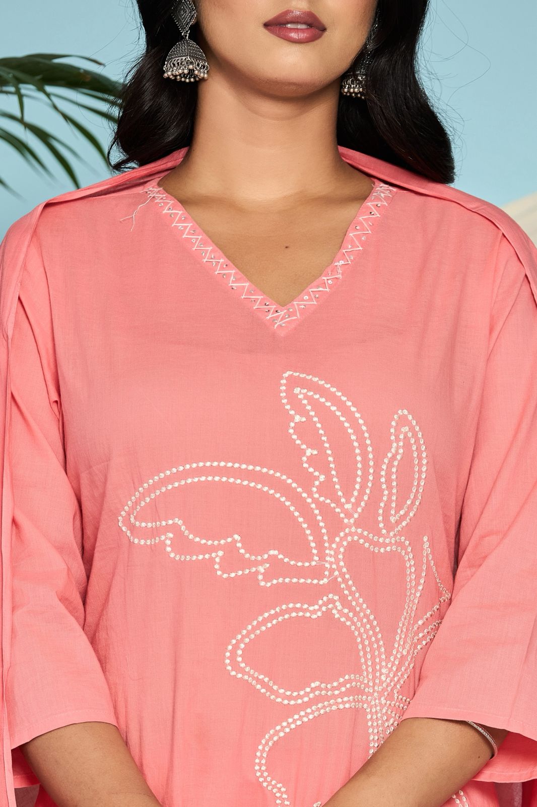 hand block printed kurta set with dupatta