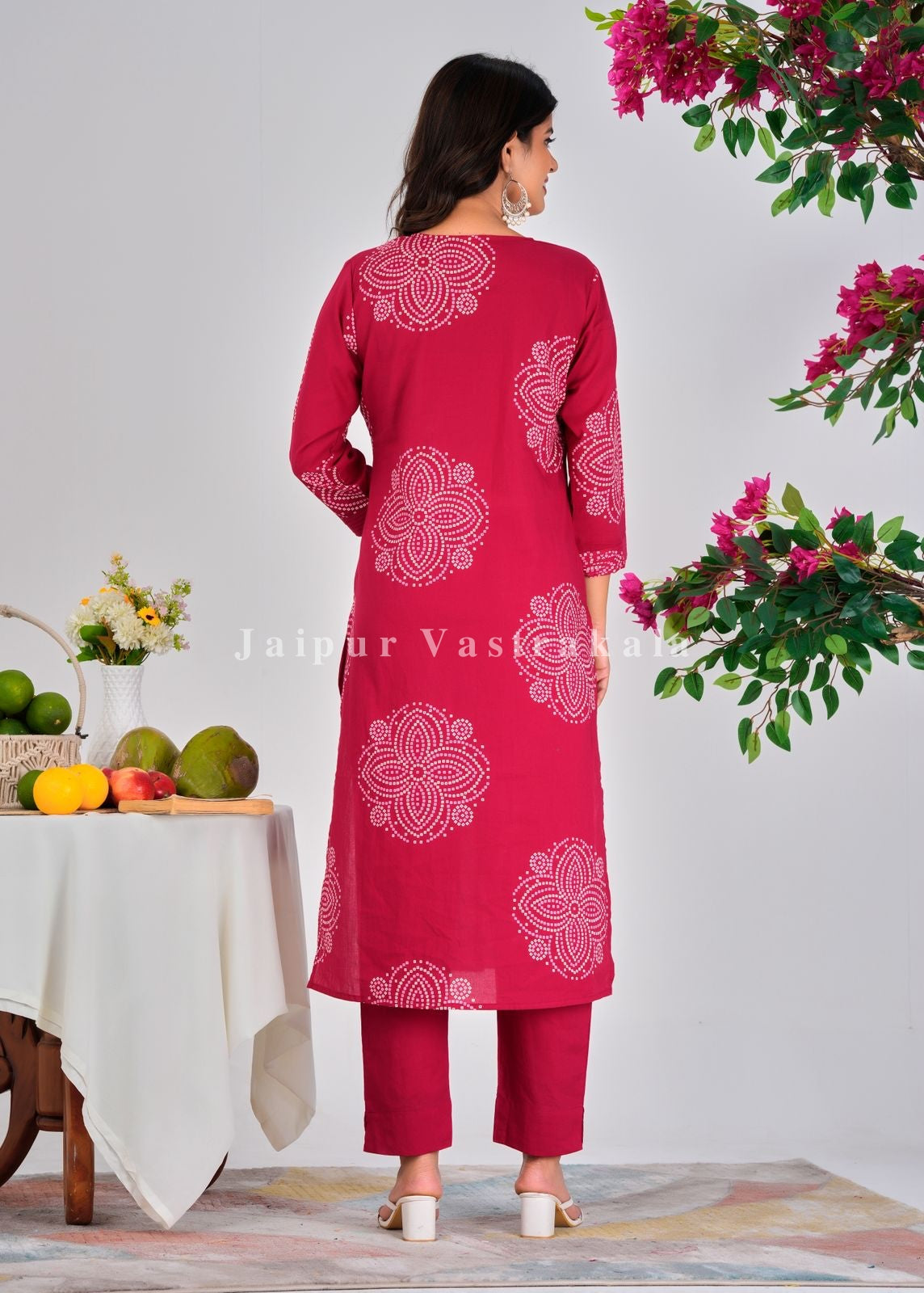 Gulabi Heritage Cotton Dupatta Set