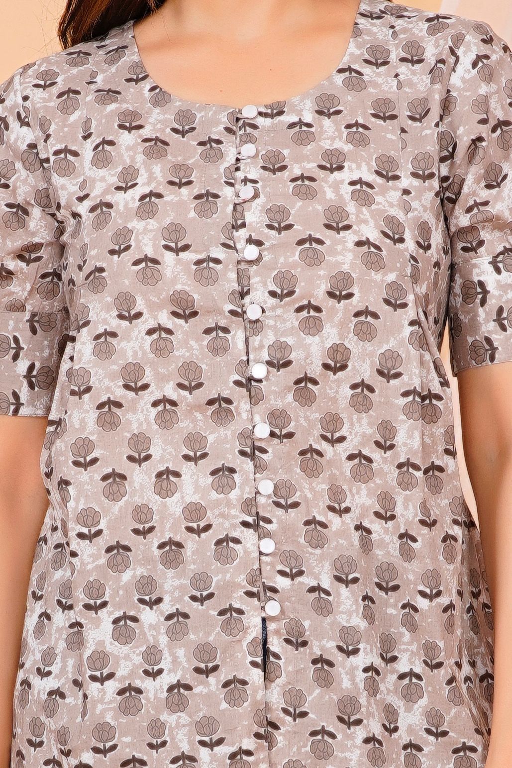 cotton printed top / dress