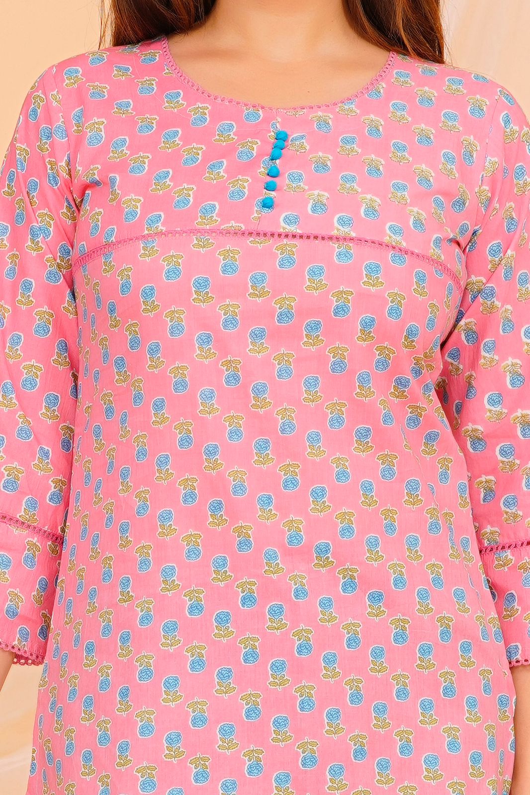 cotton printed top / dress