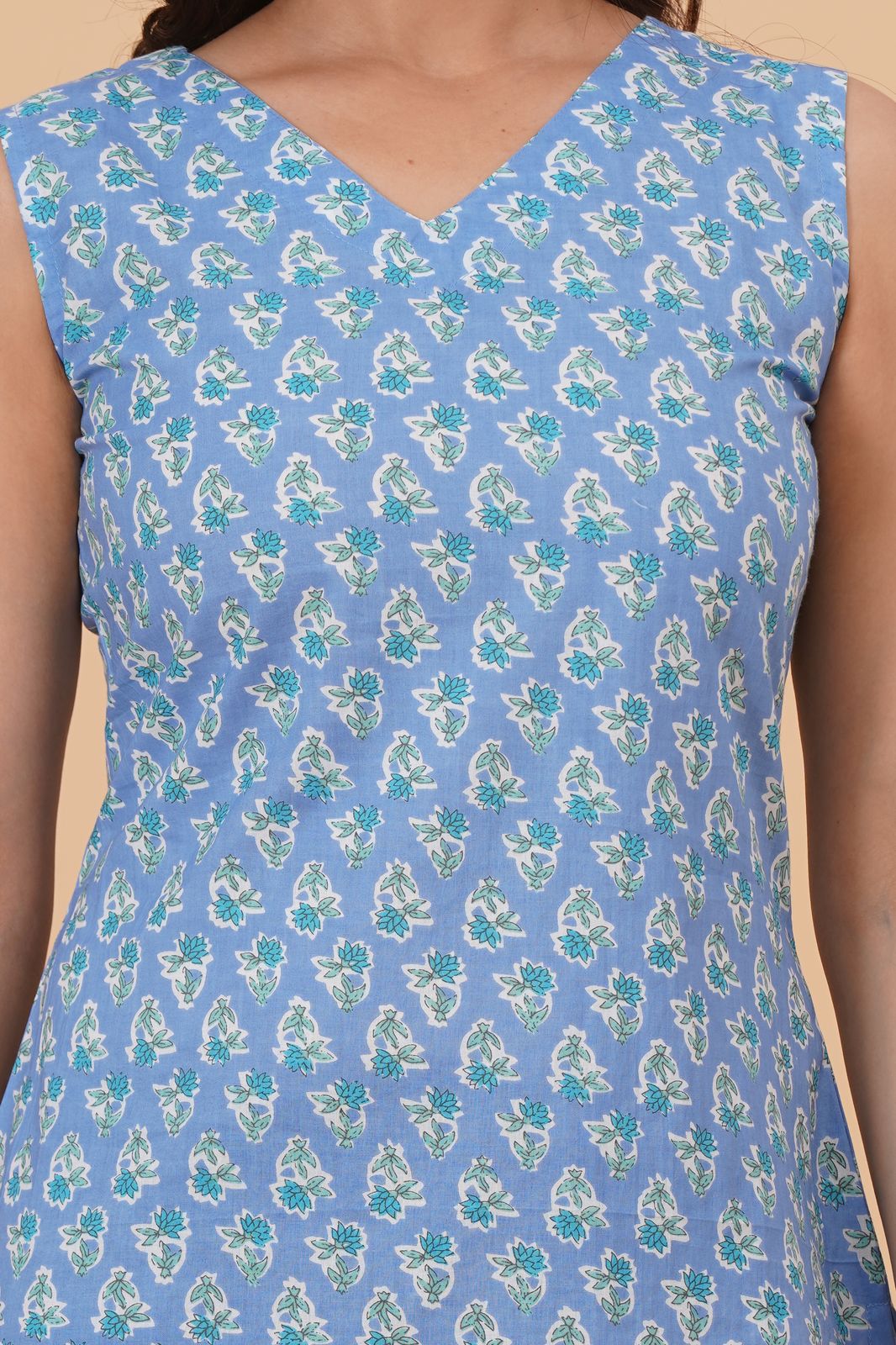 cotton printed top / dress