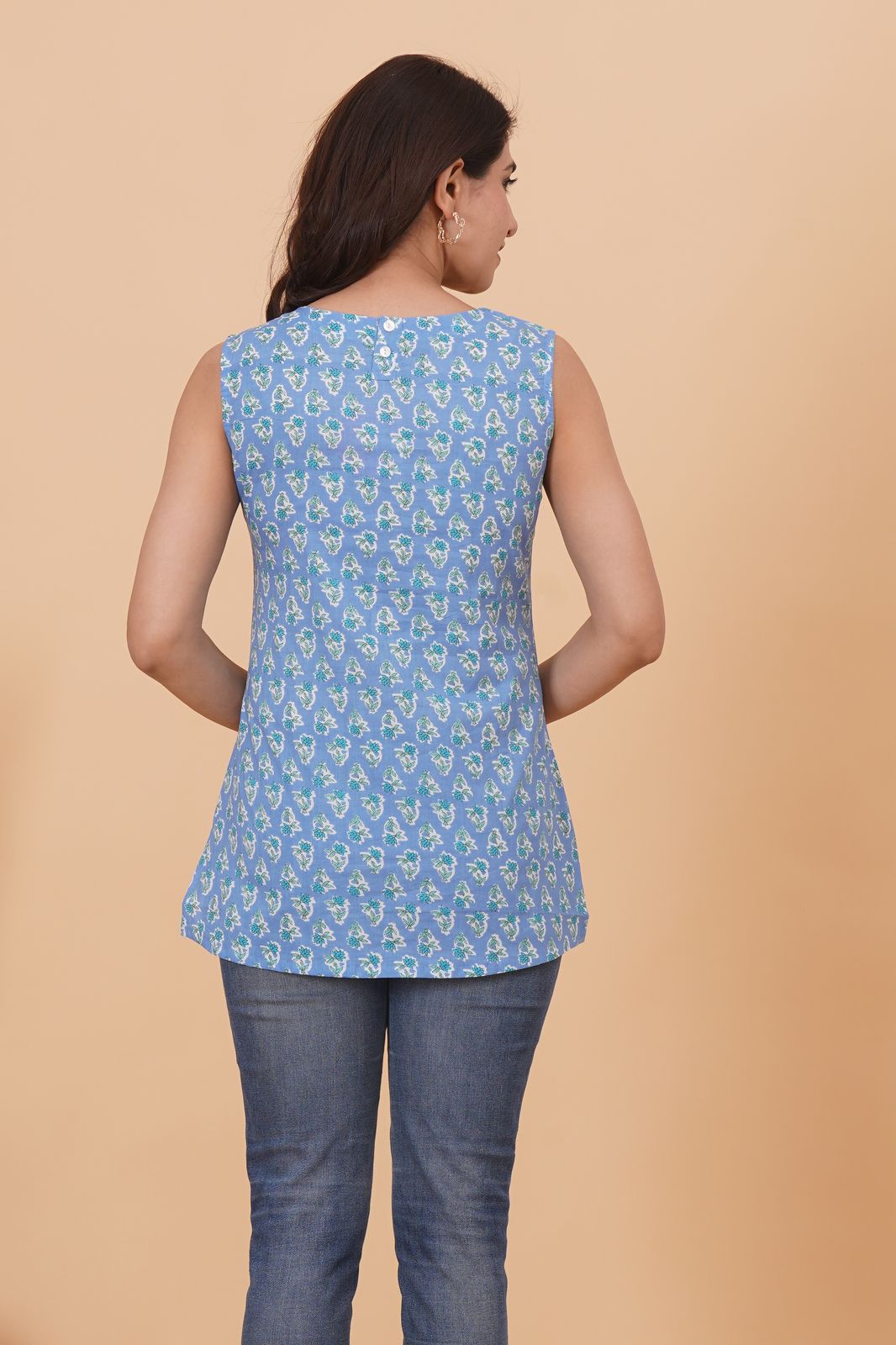cotton printed top / dress