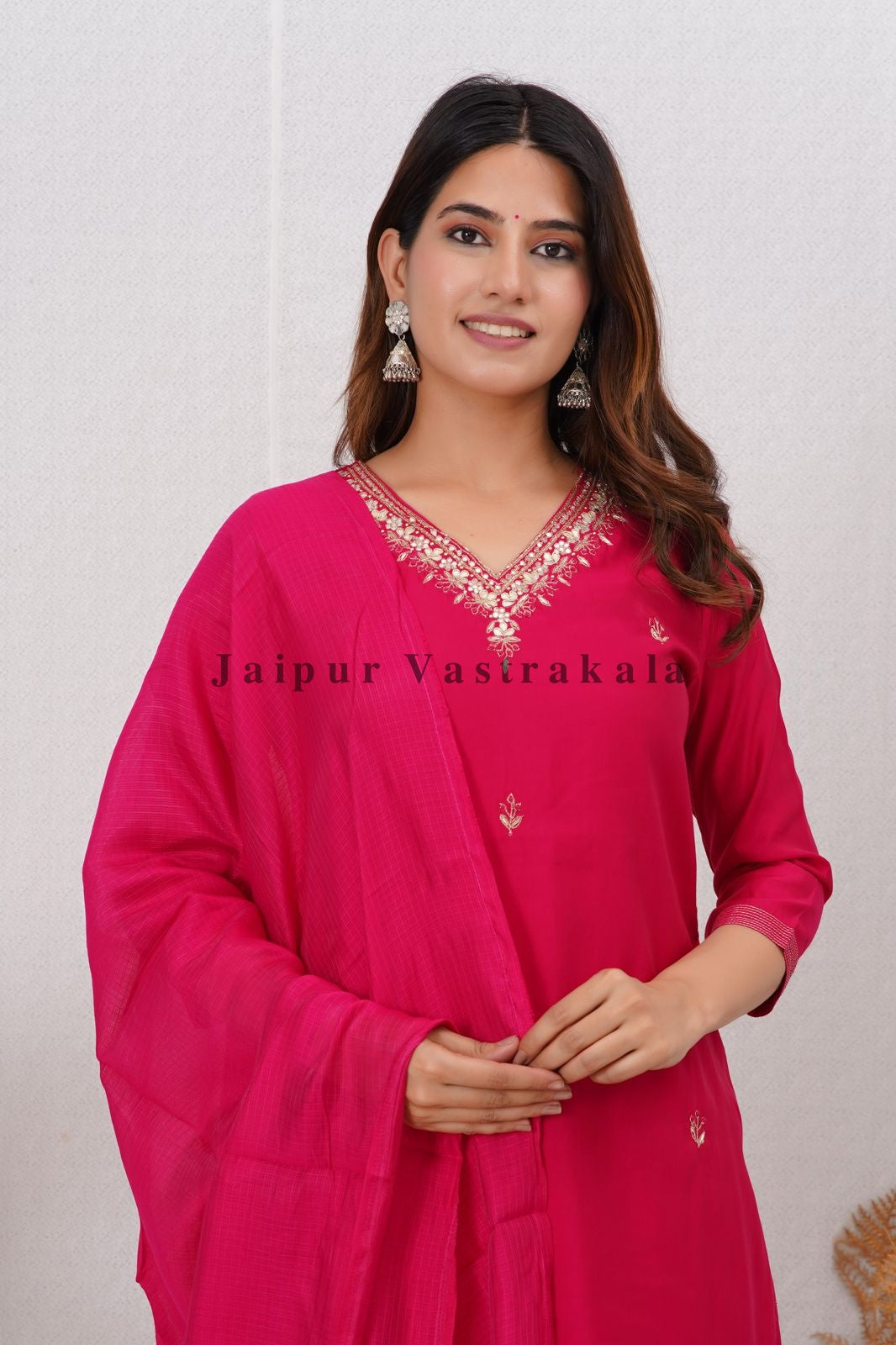 muslin silk suit
