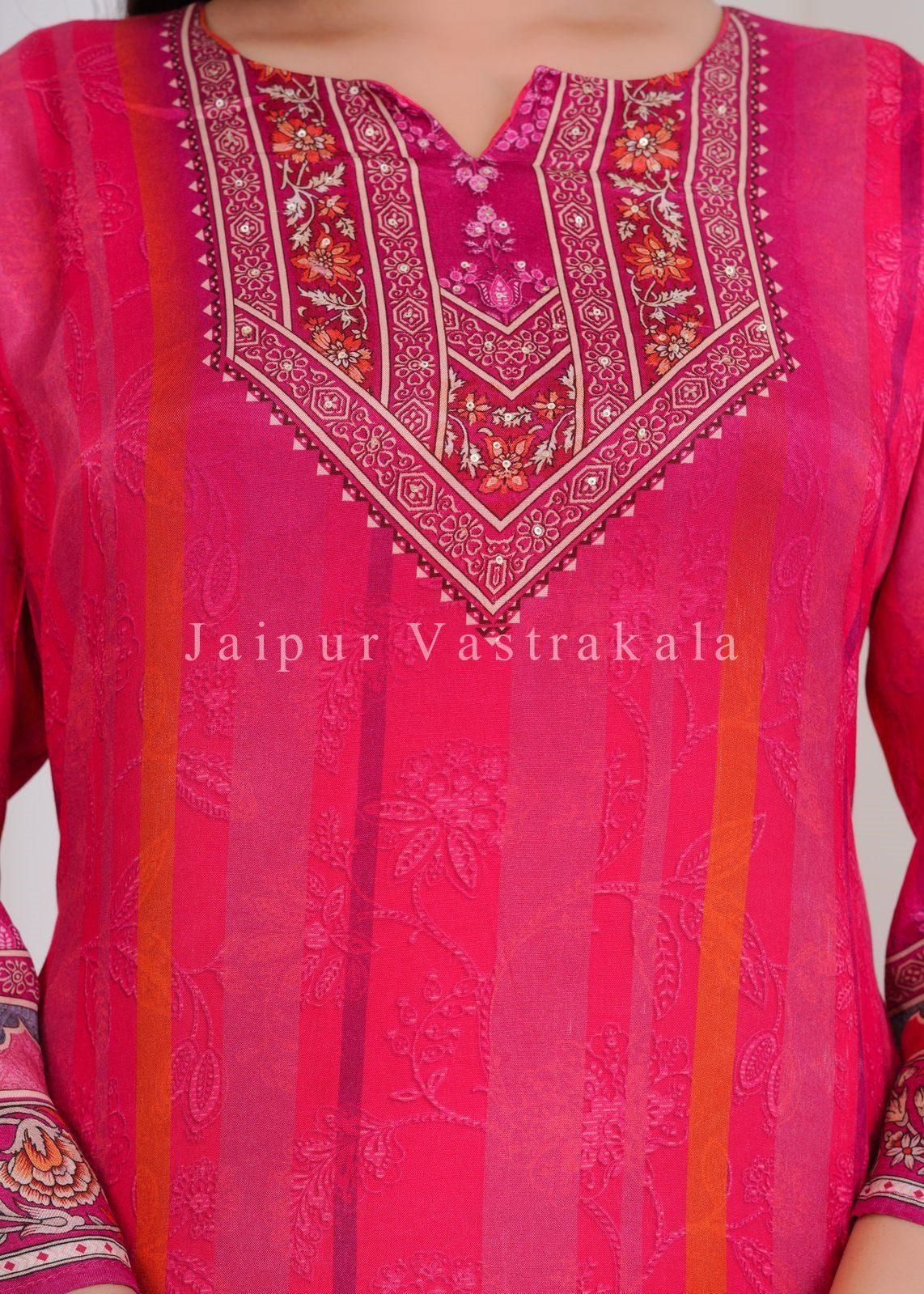 muslin silk suit