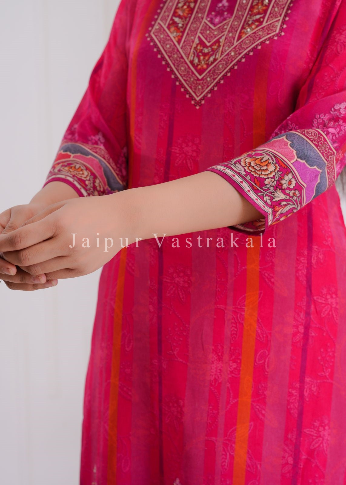 muslin silk suit