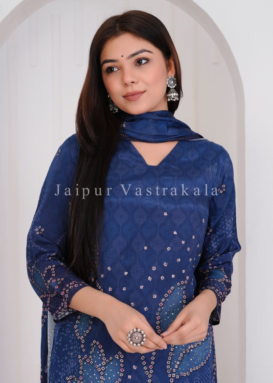 muslin silk suit