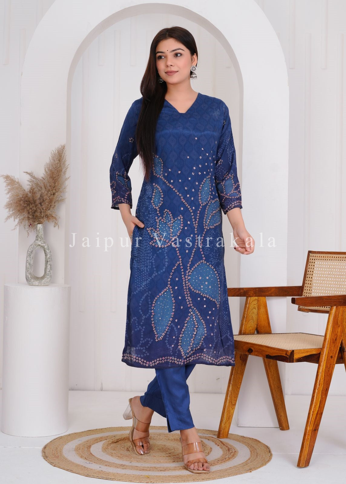 muslin silk suit
