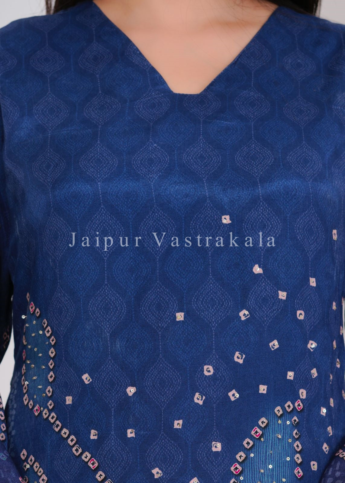 muslin silk suit