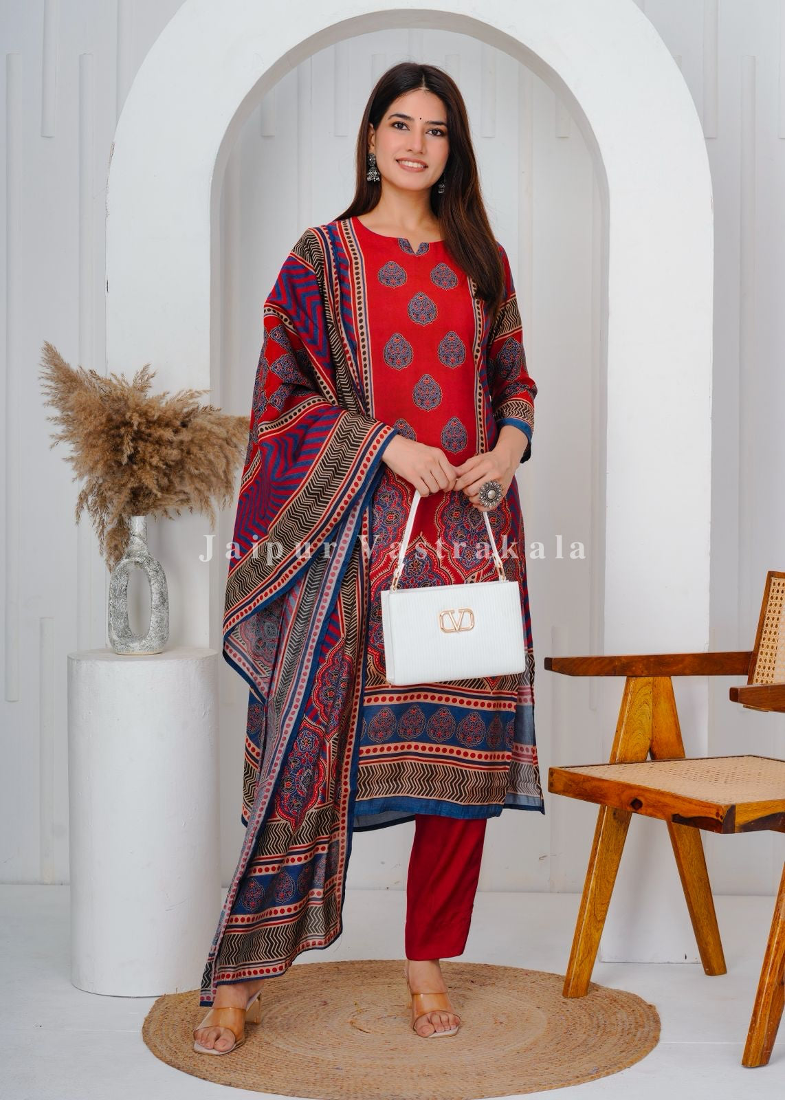 muslin silk suit