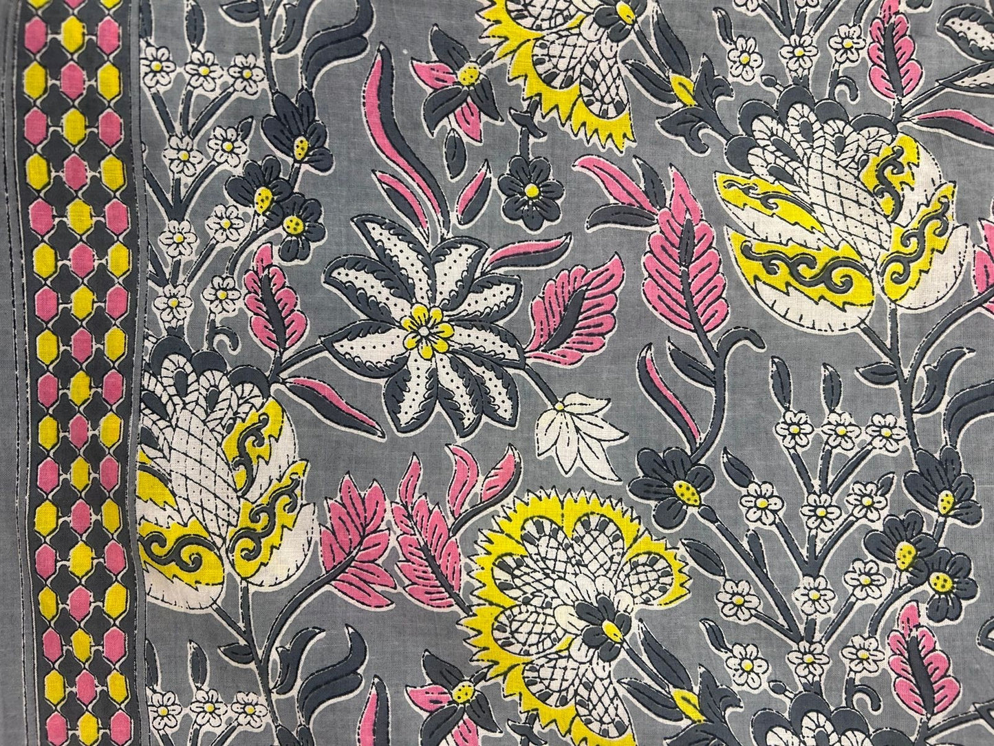 Cotton Printed Two Pc Fabric Set
