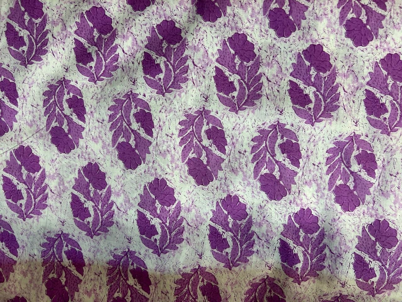 Cotton Printed Two Pc Fabric Set