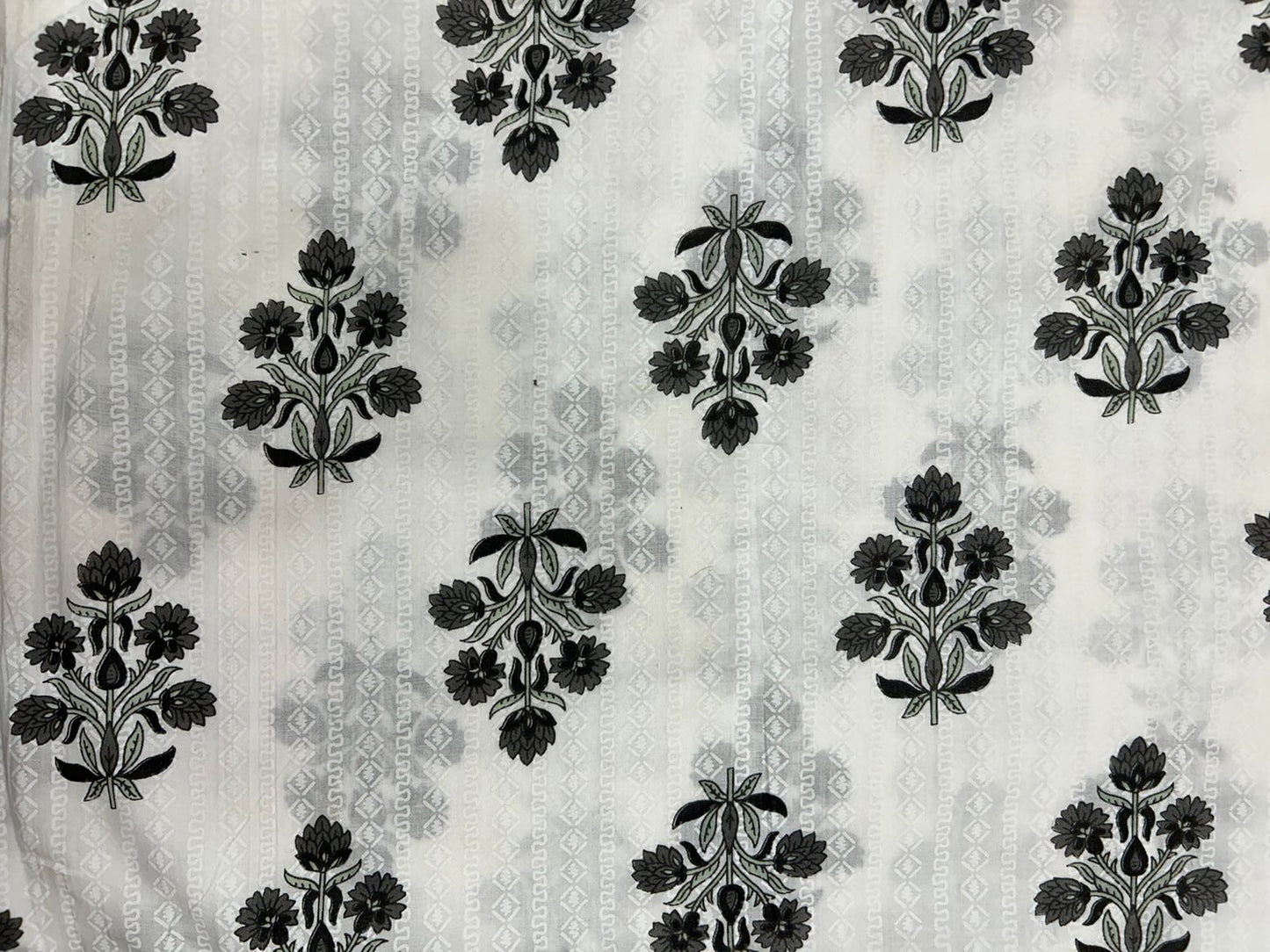 Cotton Printed Two Pc Fabric Set