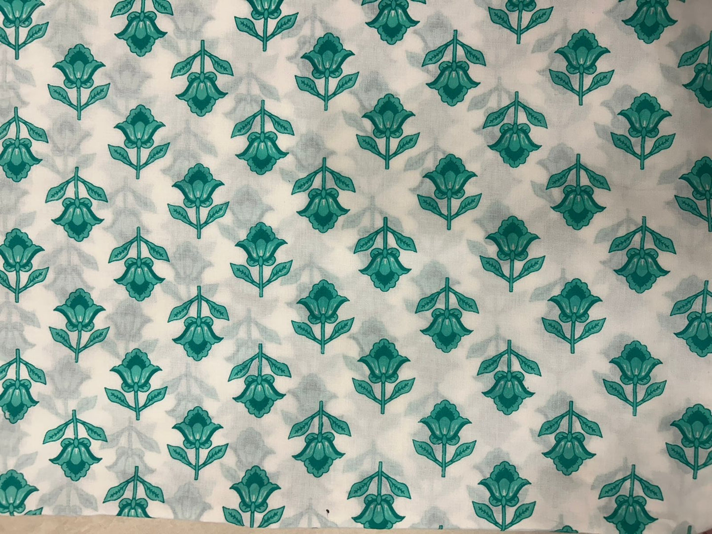 Cotton Printed Two Pc Fabric Set