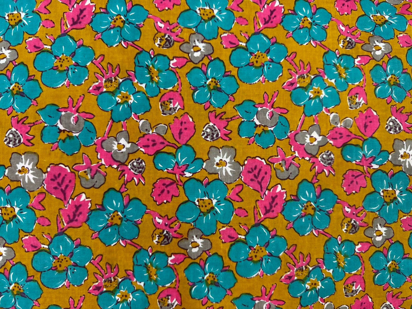 Cotton Printed Two Pc Fabric Set