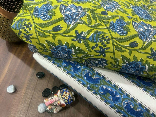 Cotton Printed Two Pc Fabric Set