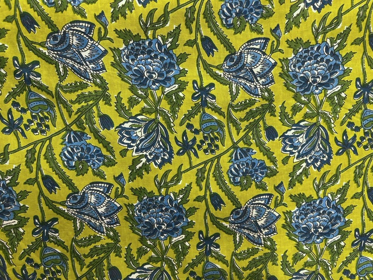 Cotton Printed Two Pc Fabric Set