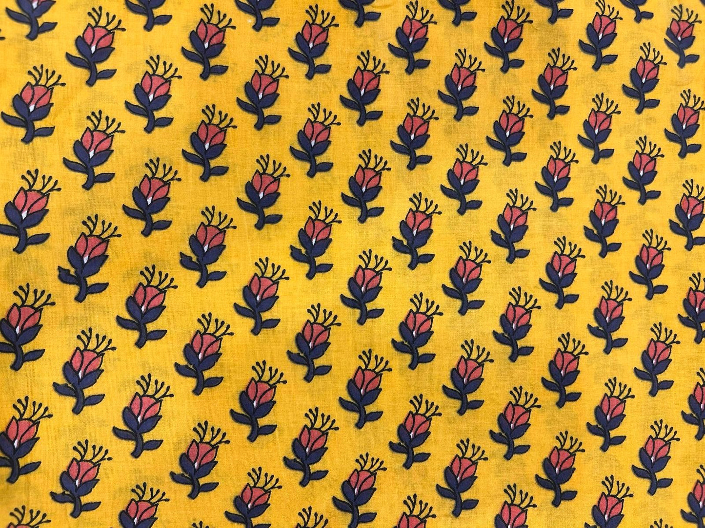 Cotton Printed Two Pc Fabric Set