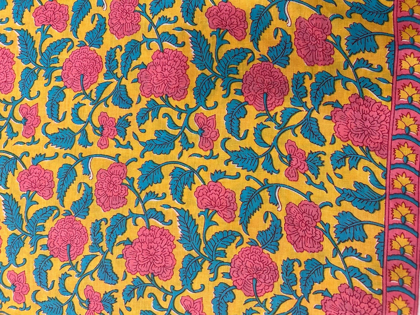 Cotton Printed Two Pc Fabric Set