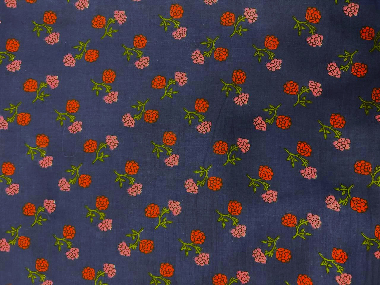 Cotton Printed Two Pc Fabric Set