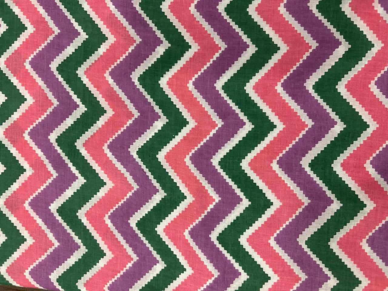 Cotton Printed Two Pc Fabric Set
