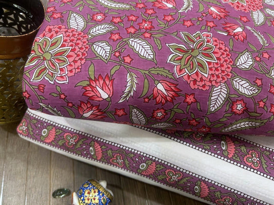 Cotton Printed Two Pc Fabric Set