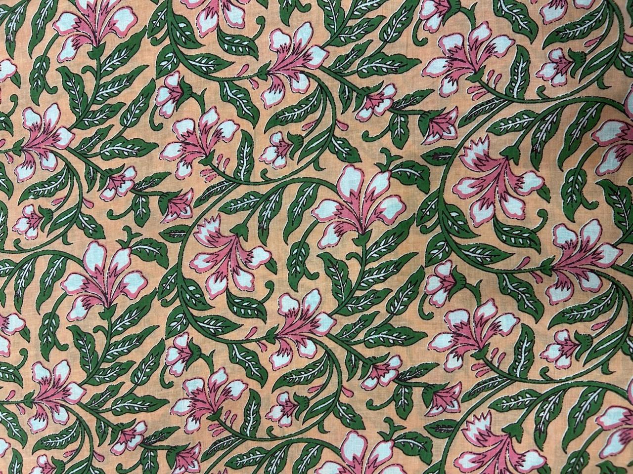 Cotton Printed Two Pc Fabric Set