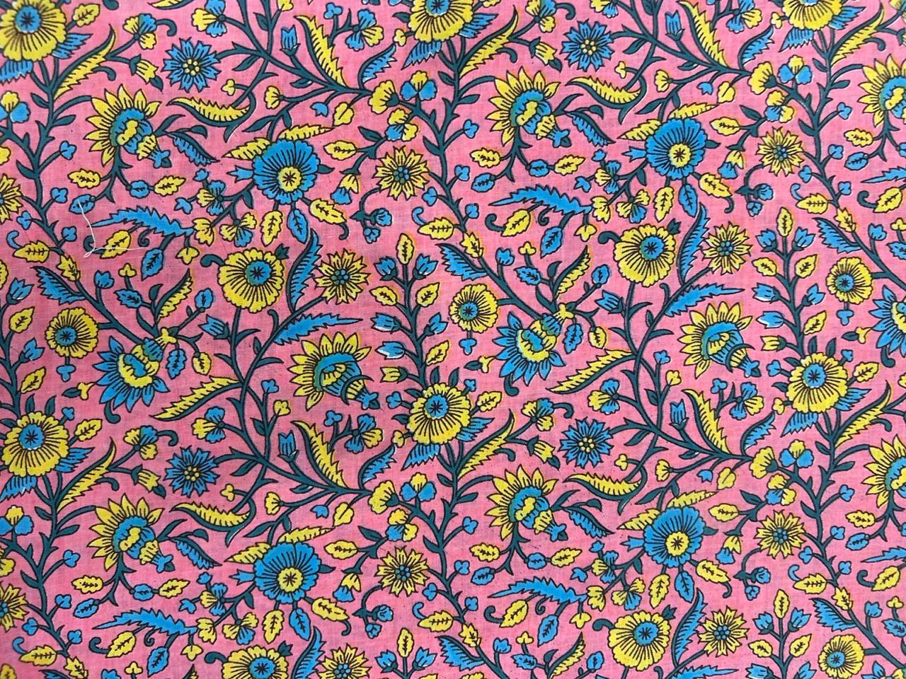 Cotton Printed Two Pc Fabric Set