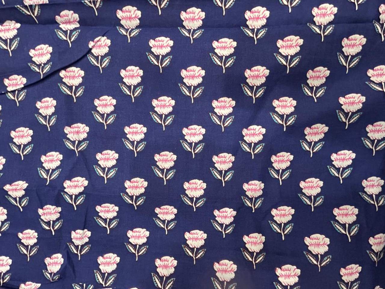 Cotton Printed Two Pc Fabric Set