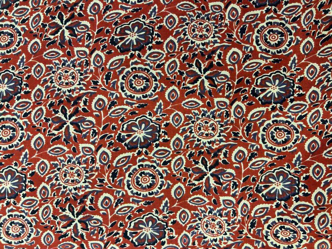 Cotton Printed Two Pc Fabric Set
