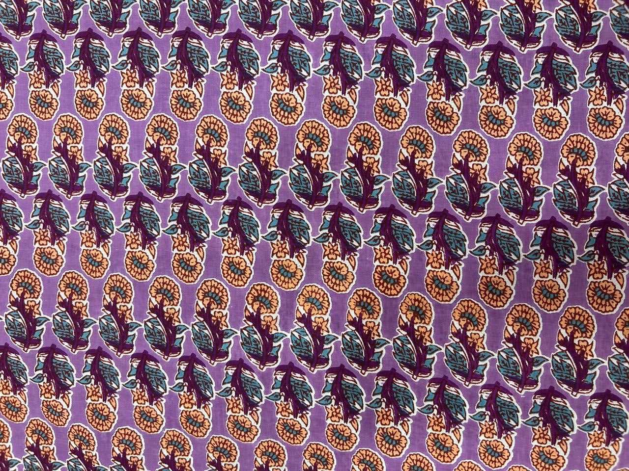 Cotton Printed Two Pc Fabric Set