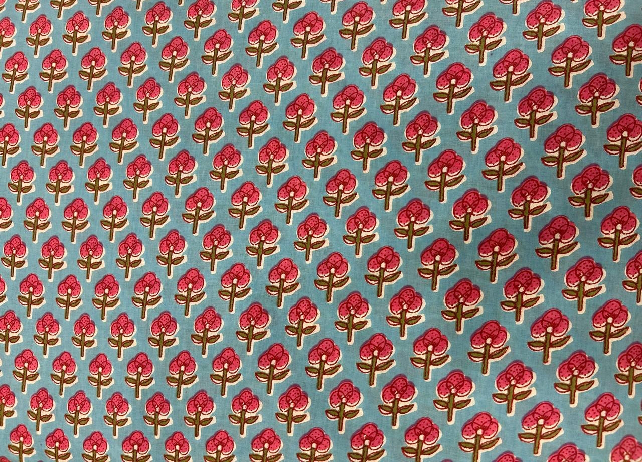 Cotton Printed Two Pc Fabric Set