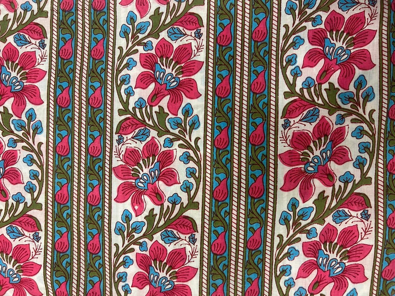 Cotton Printed Two Pc Fabric Set