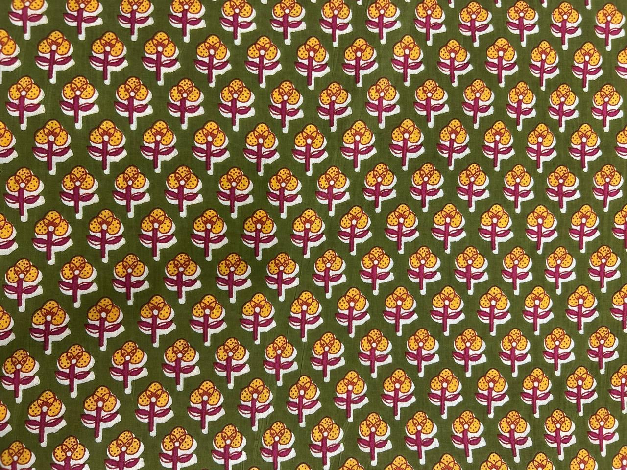 Cotton Printed Two Pc Fabric Set