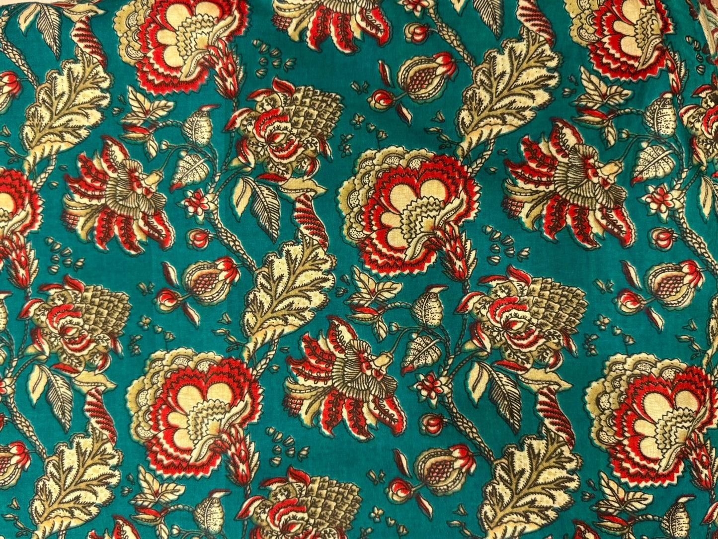 Cotton Printed Two Pc Fabric Set